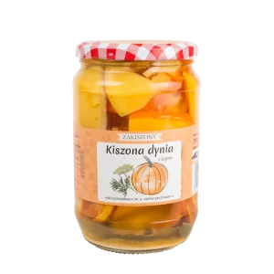 kiszona dynia z koprem