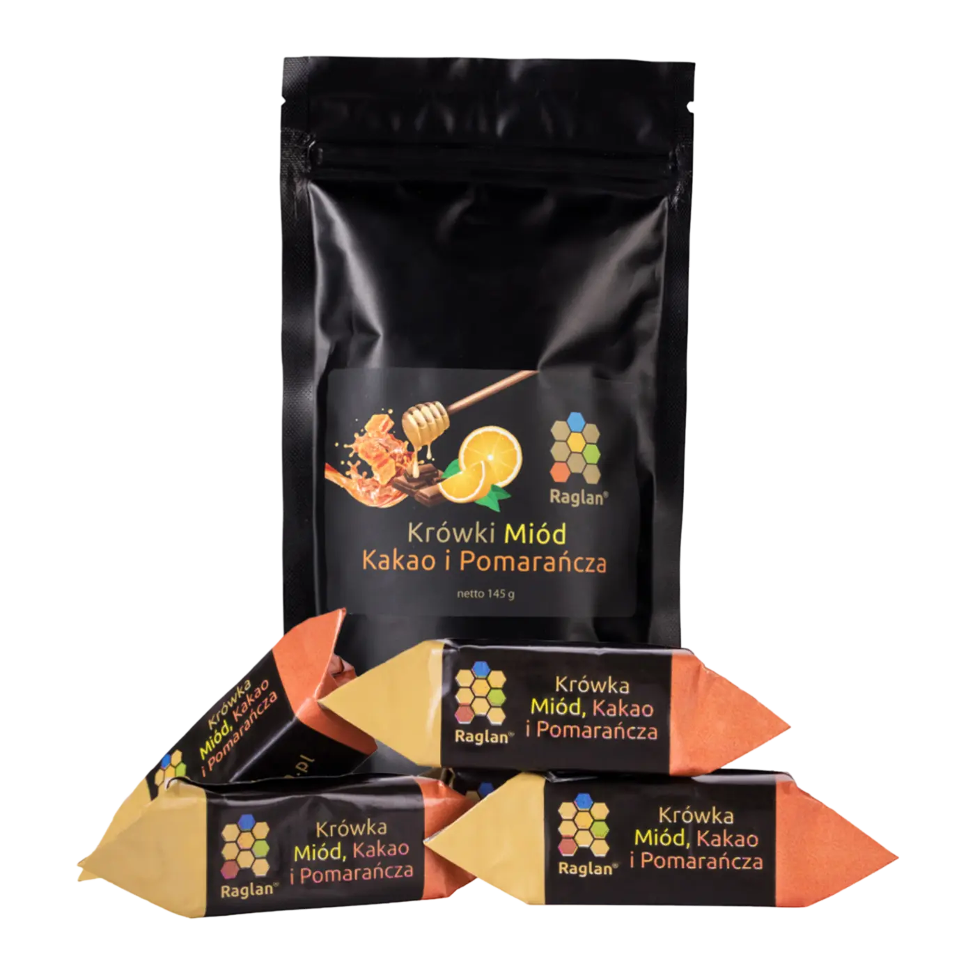 krówki miód kakao pomarańcza