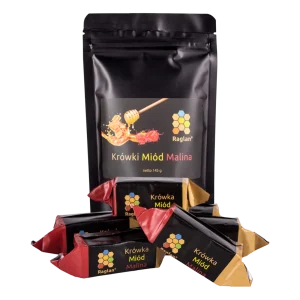 Krówki miód z maliną