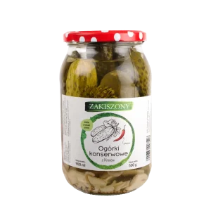 ogórki konserwowe z Kresów pikantne