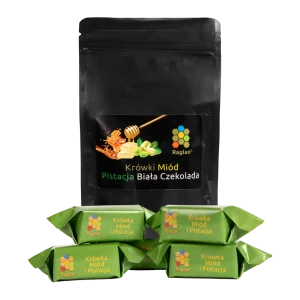 krówka miód biała czekolada pistacja