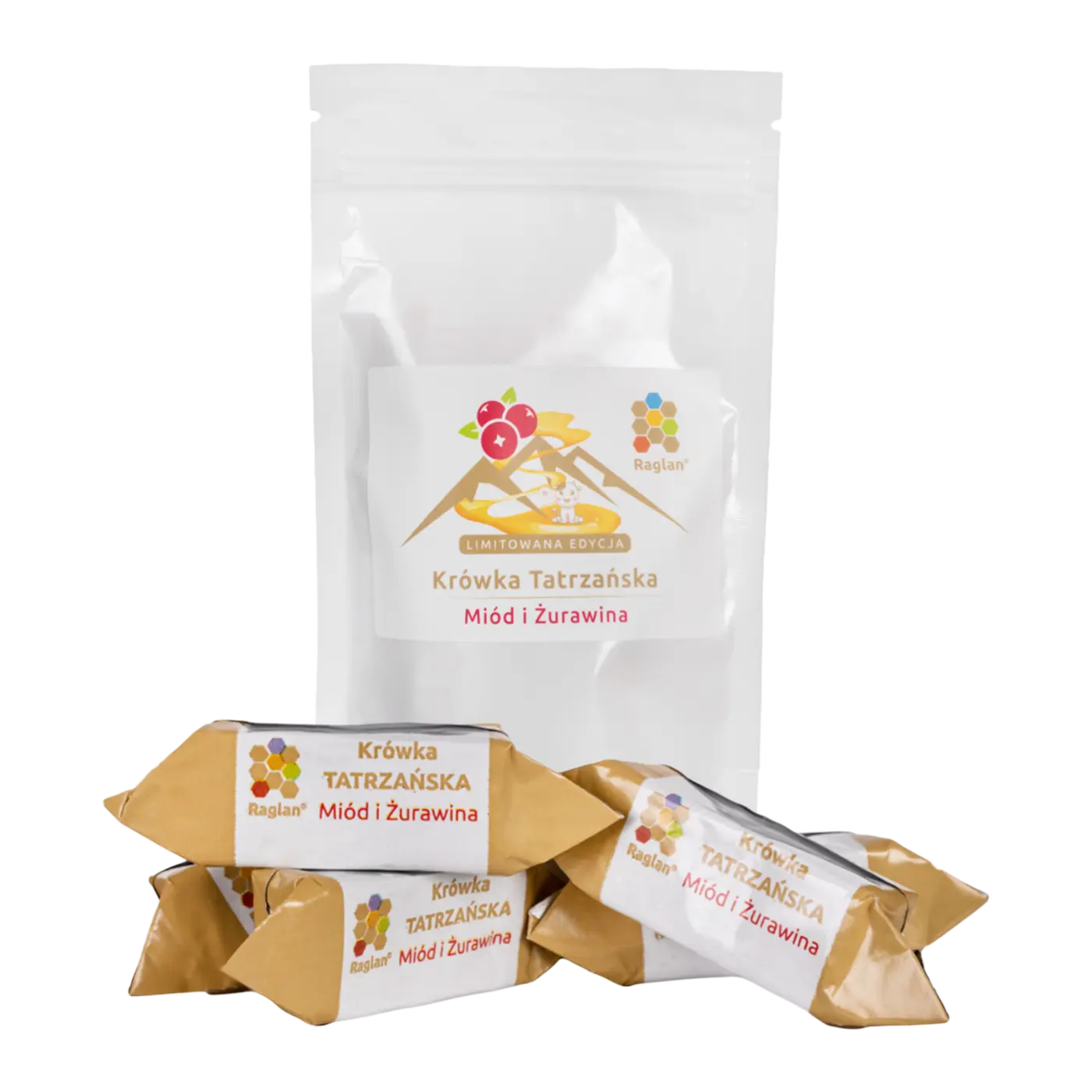 krówki tatrzańskie miód i żurawina