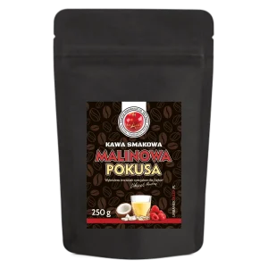Kawa Ziarnista Malinowa Pokusa 250g