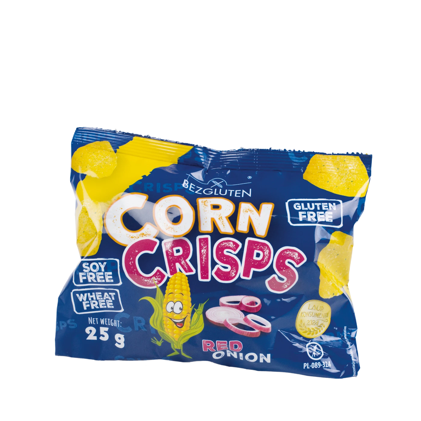 corn crisps czerwona cebulka bezglutenowe