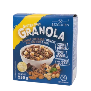 granola bezglutenowa czekolada ciemna orzechy