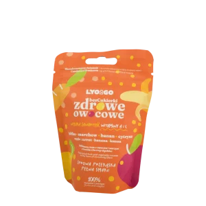 liofilizowany mus owocowy chrup dysk bezcukierki jabłko marchew banan cytryna