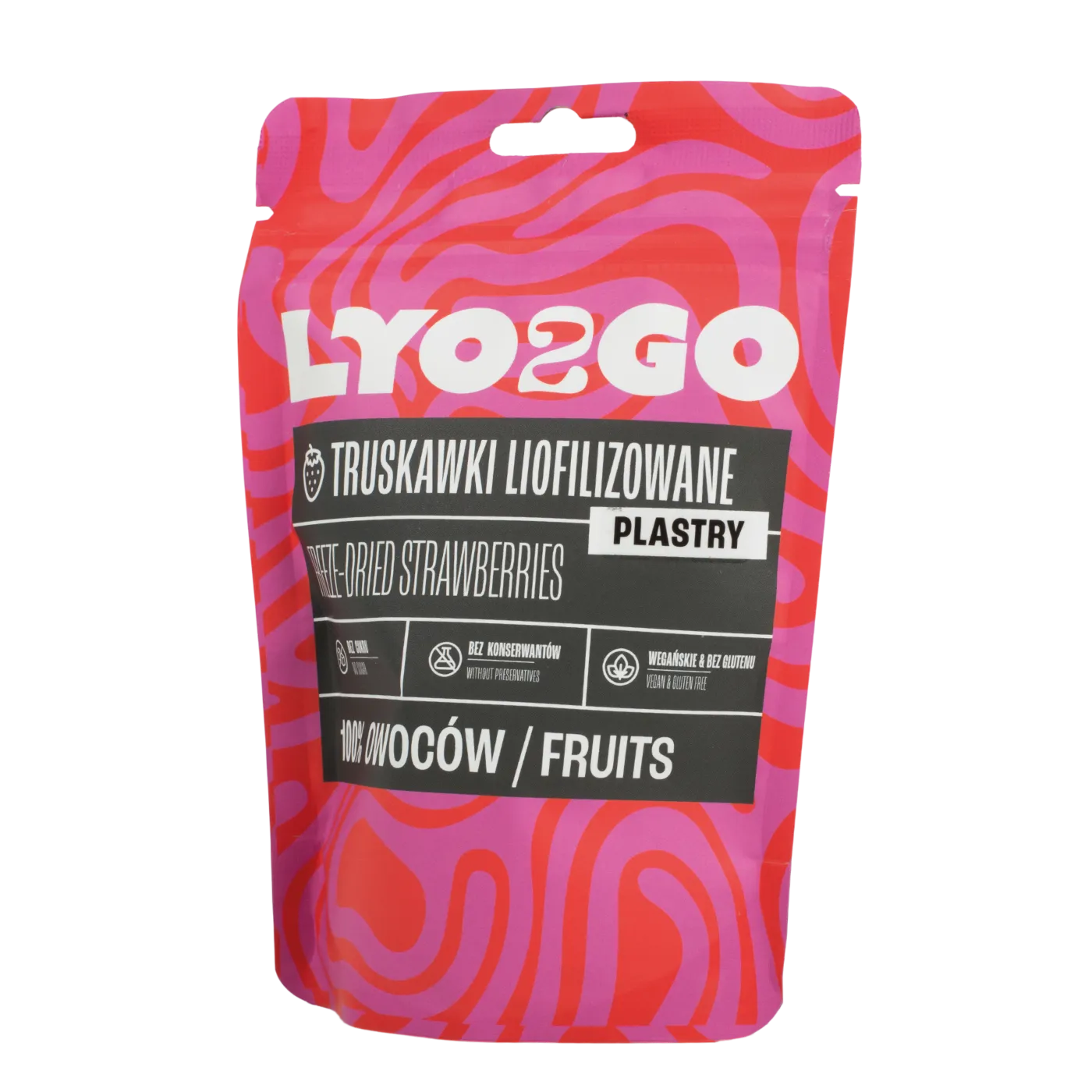 liofilizowane truskawki plastry